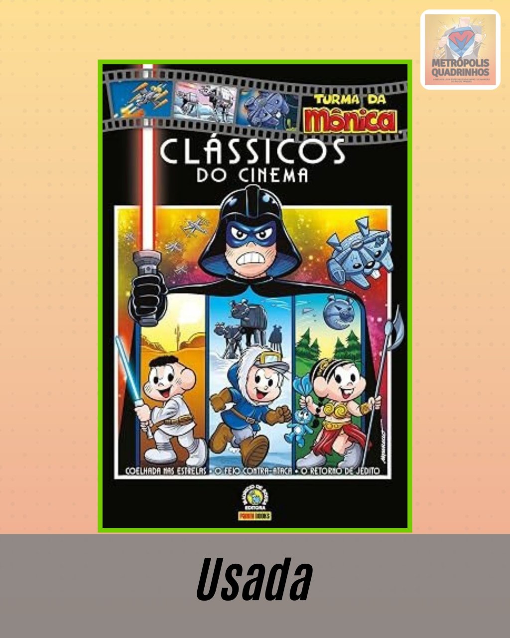 Turma da Mônica - Clássicos do Cinema Volume 3 - Coelhada nas Estrelas ( Capa Dura )