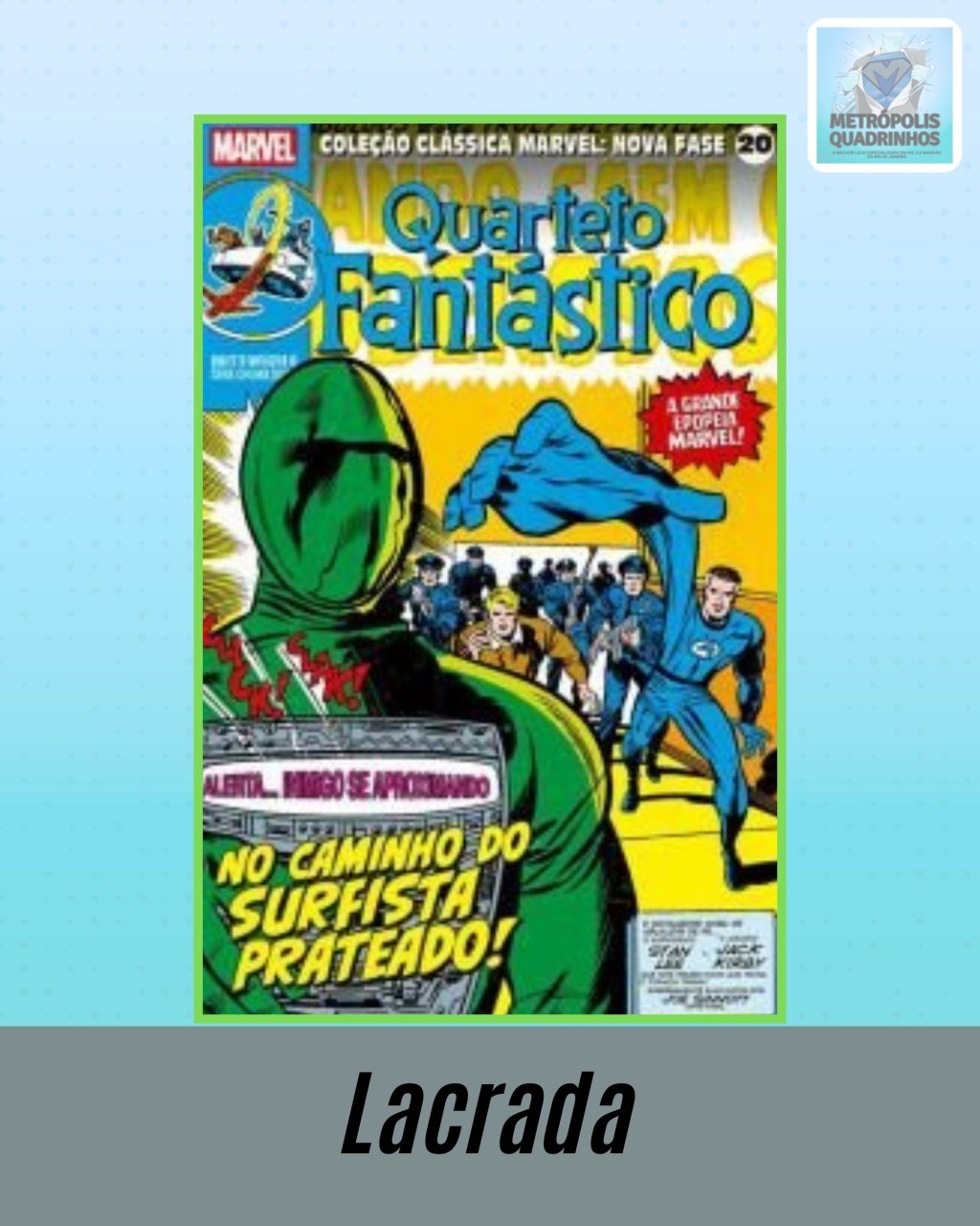 Coleção Clássica Marvel: Nova Fase Vol. 20 - Quarteto Fantástico Nº 16