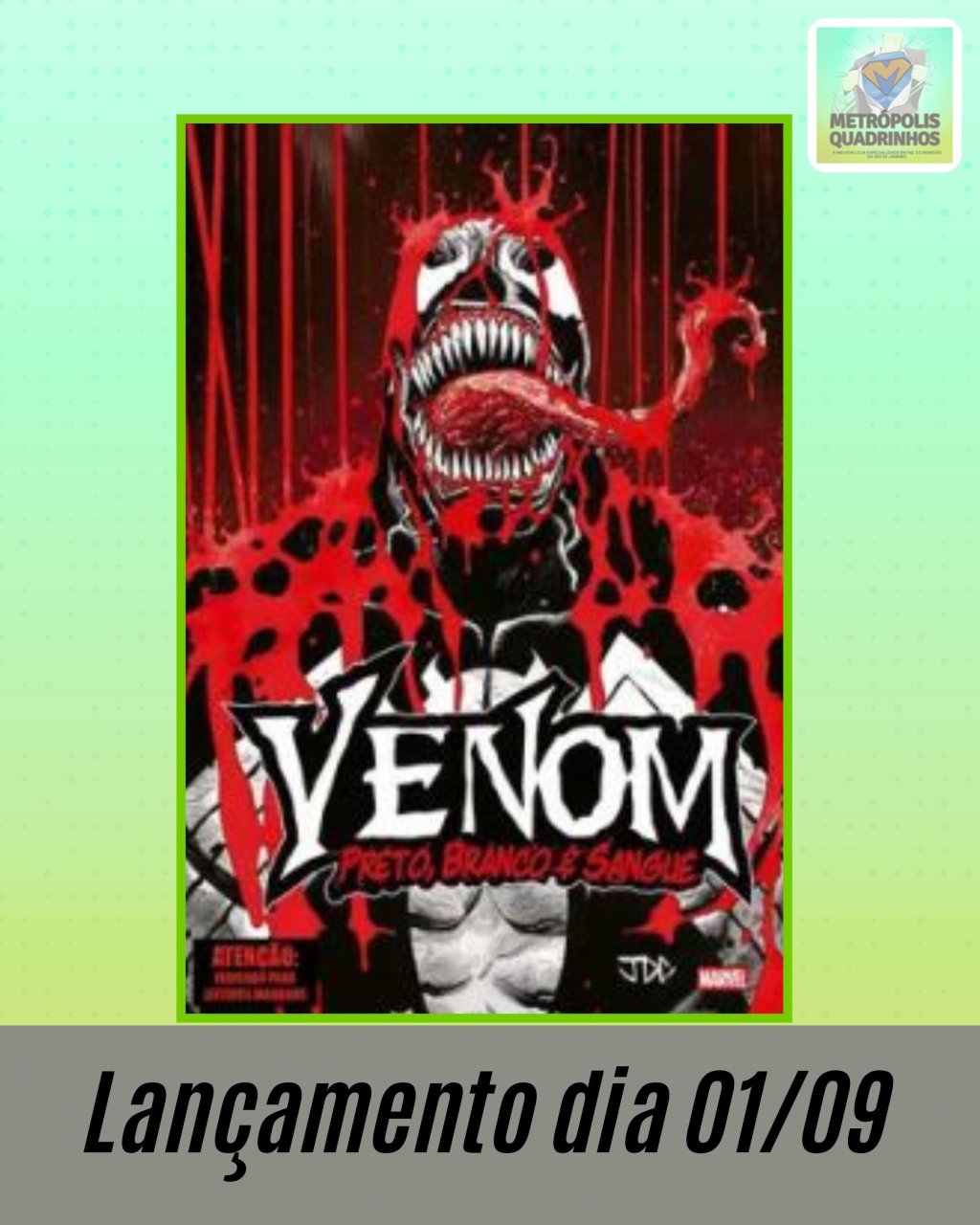 Venom: Preto, Branco e Sangue