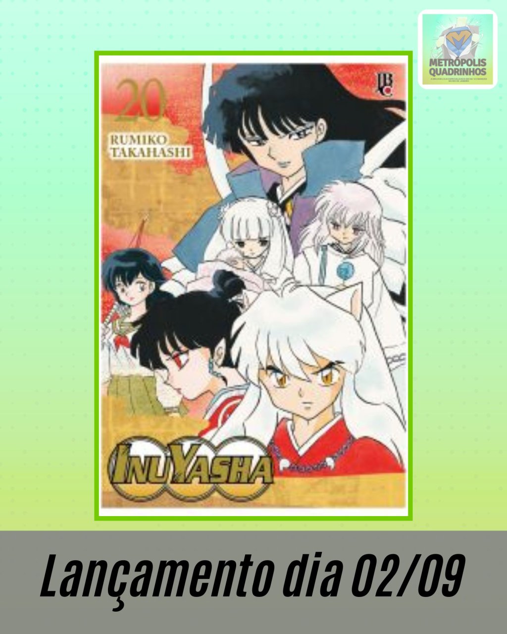 Inuyasha Nº 20 ( Rumiko Takahashi ) Editora JBC
