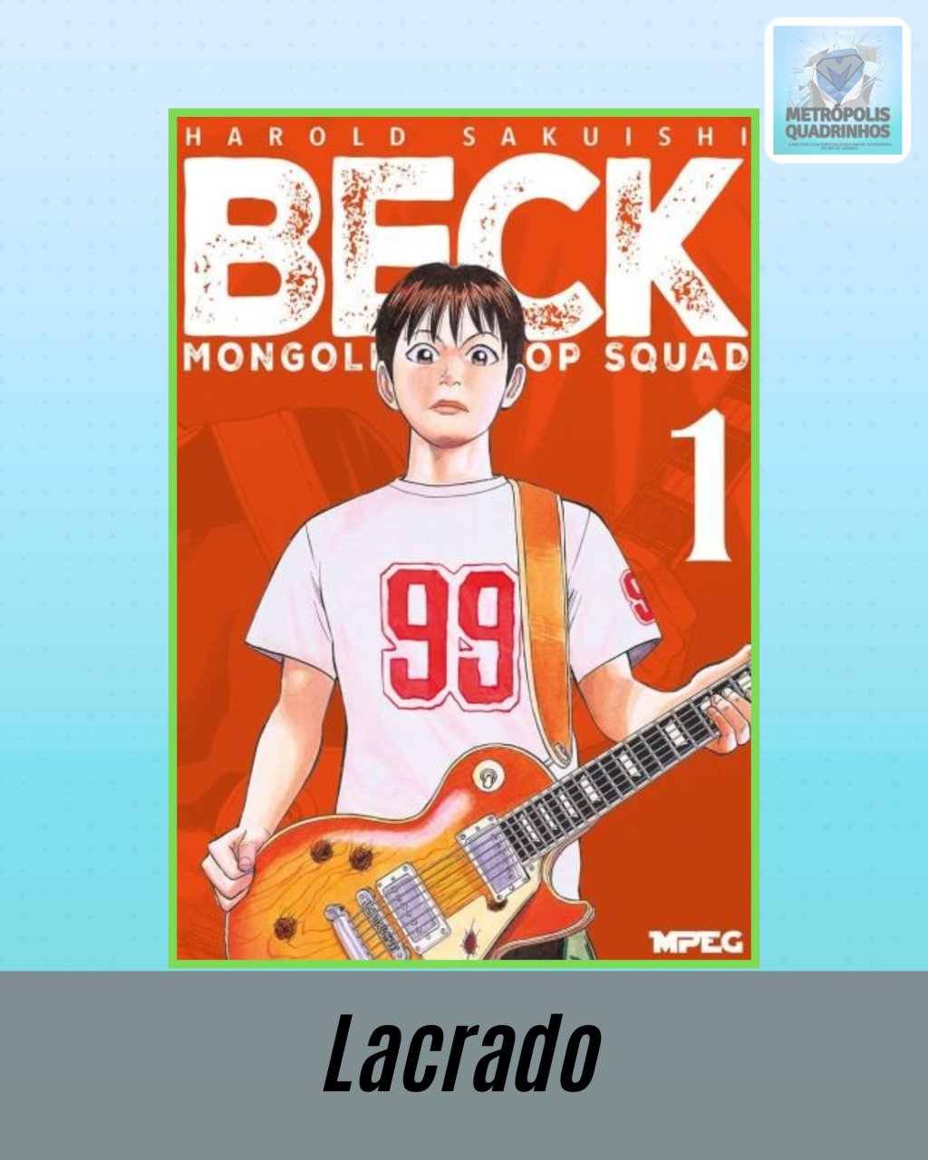 BECK Volume 1 ( Harold Sakuishi ) Editora MPEG