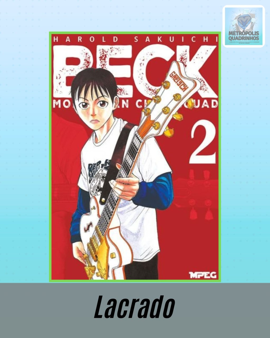BECK Volume 2 ( Harold Sakuishi ) Editora MPEG