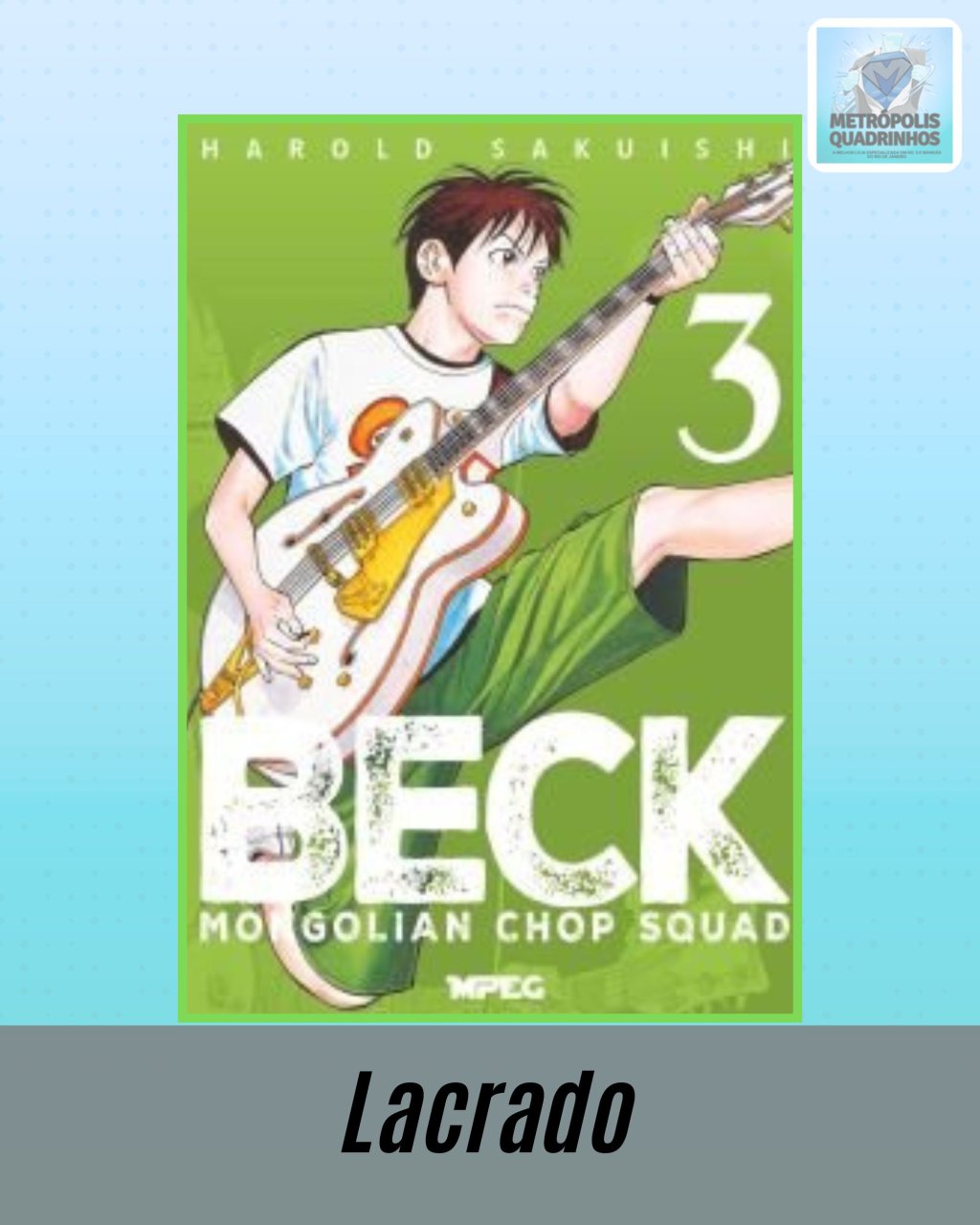 Beck Volume 3 ( Harold Sakuishi ) Editora MPEG