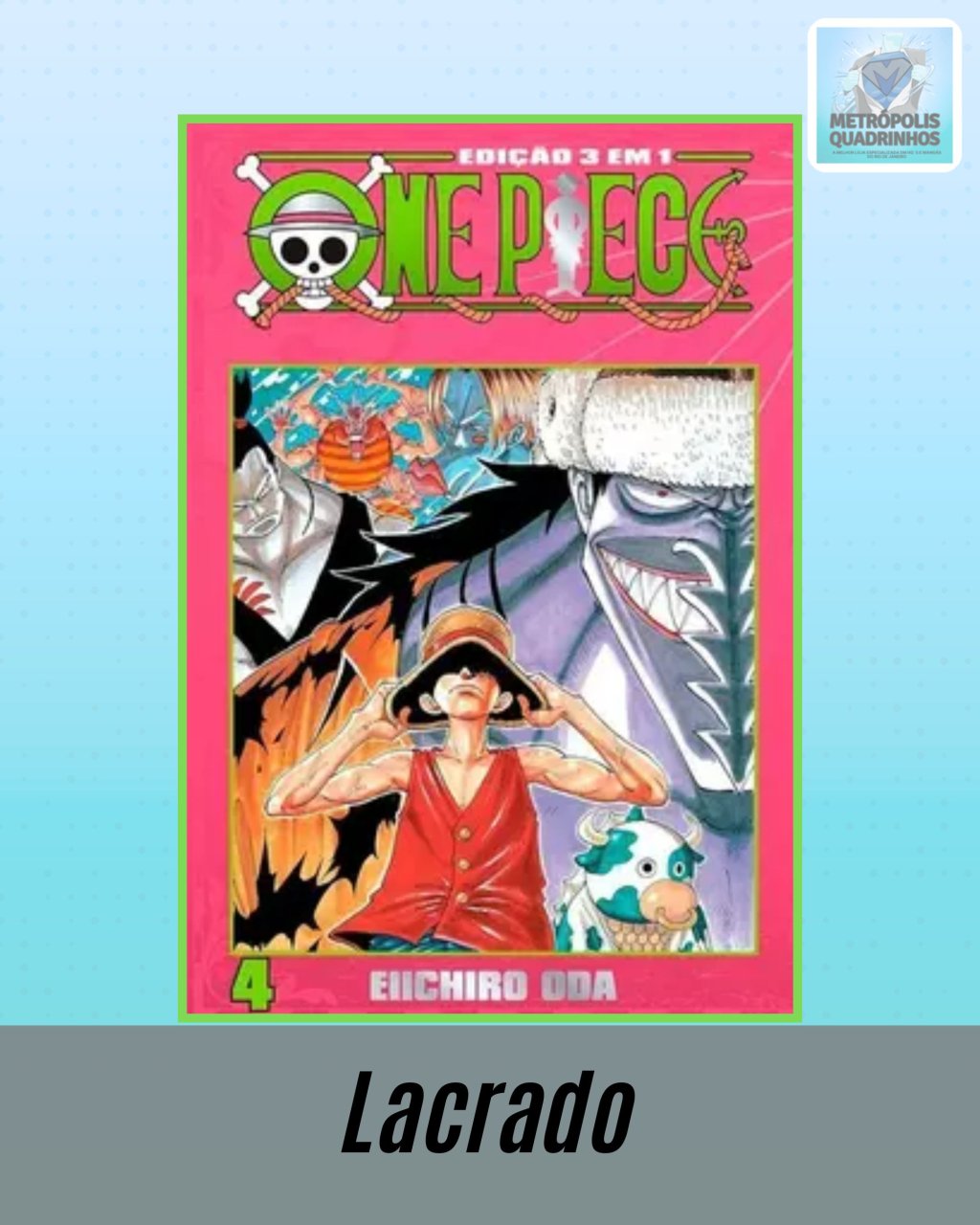 One Piece 3 em 1 Nº 4 ( Eiichiro Oda )