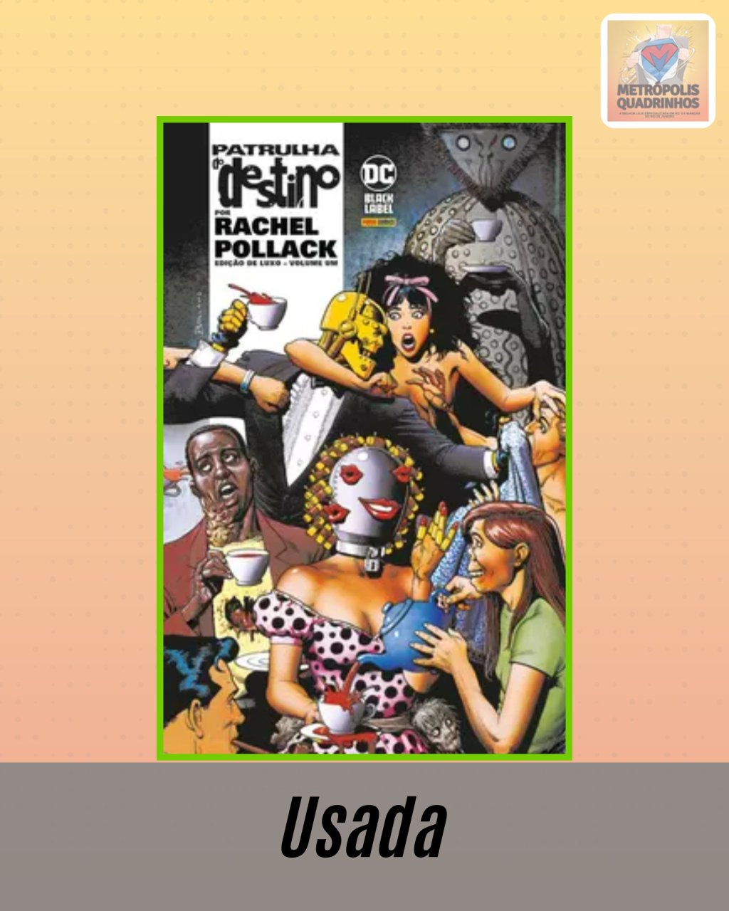 Patrulha Do Destino Por Rachel Pollack - Edição De Luxo Volume 1 ( Capa Dura )