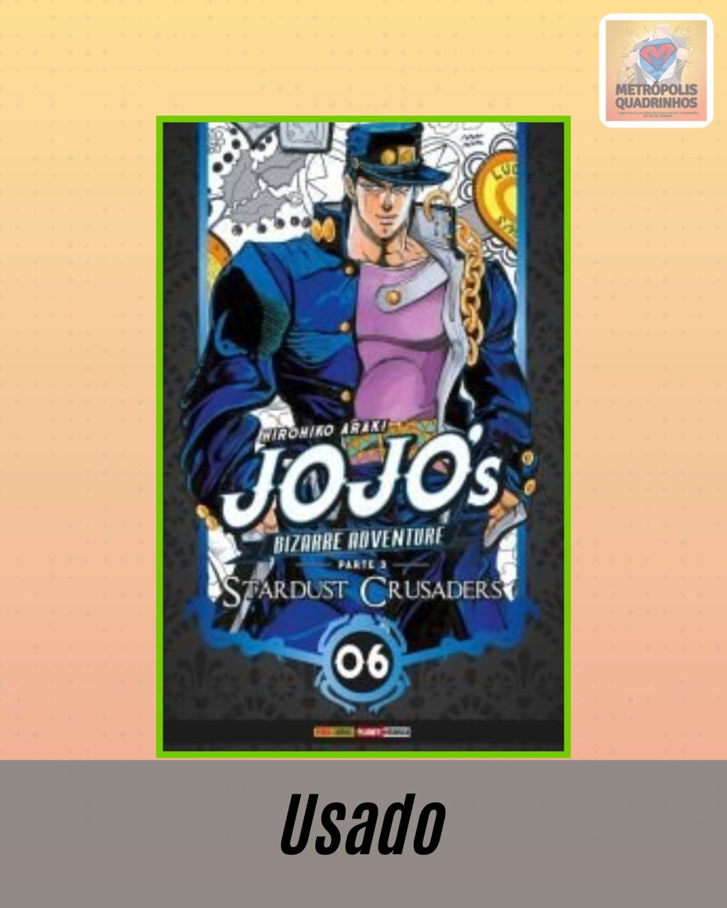 Jojo's Bizarre Adventure Parte 3: Stardust Crusaders Volume 6 de 10 ( Hirohiko Araki )