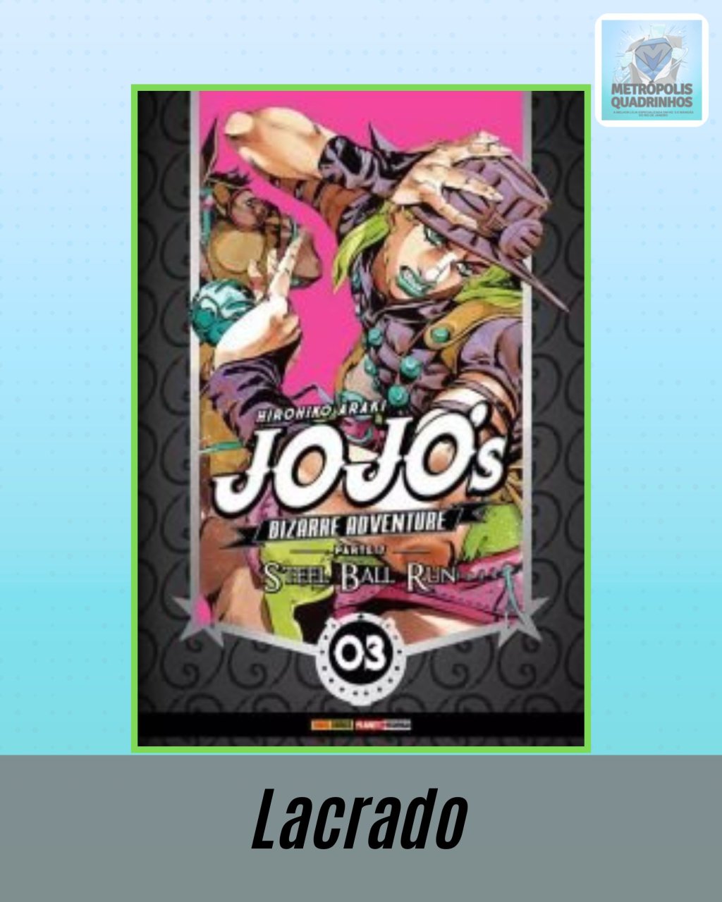 Jojo's Bizarre Adventure Parte 7: Steel Ball Run Volume 3 ( Hirohiko Araki )