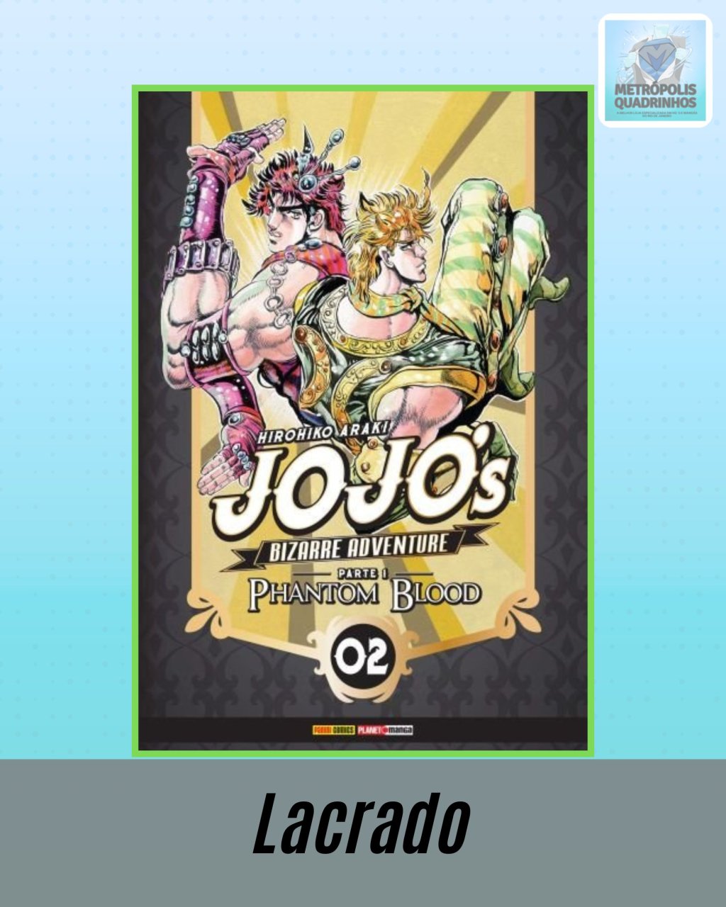 Jojo's Bizarre Adventure Parte 1: Phantom Blood Volume 2 ( Hirohiko Araki )