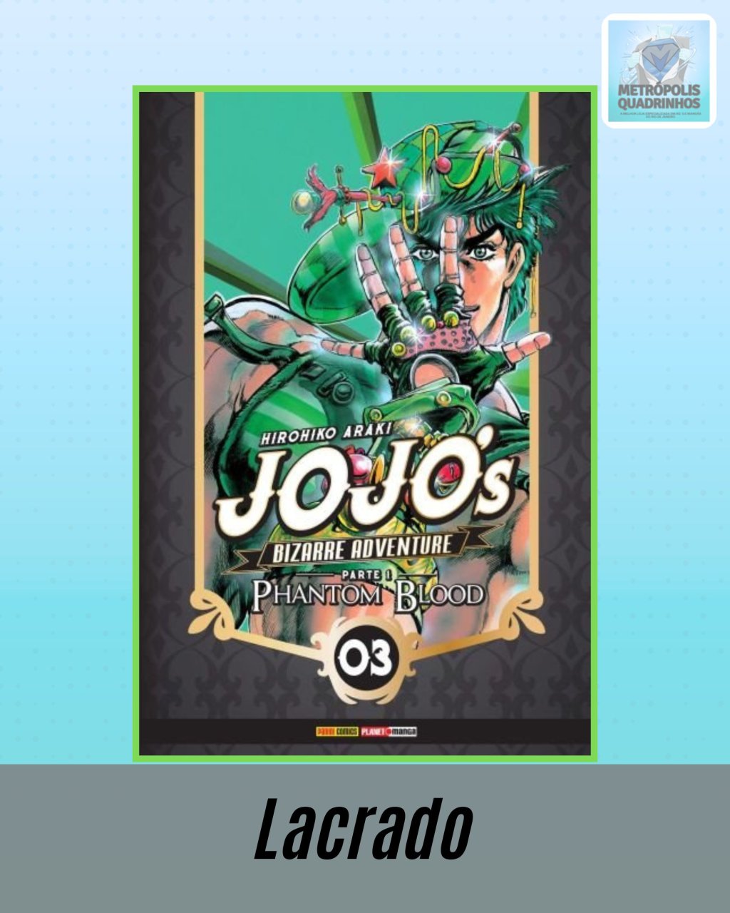 Jojo's Bizarre Adventure Parte 1: Phantom Blood Volume 3 ( Hirohiko Araki )