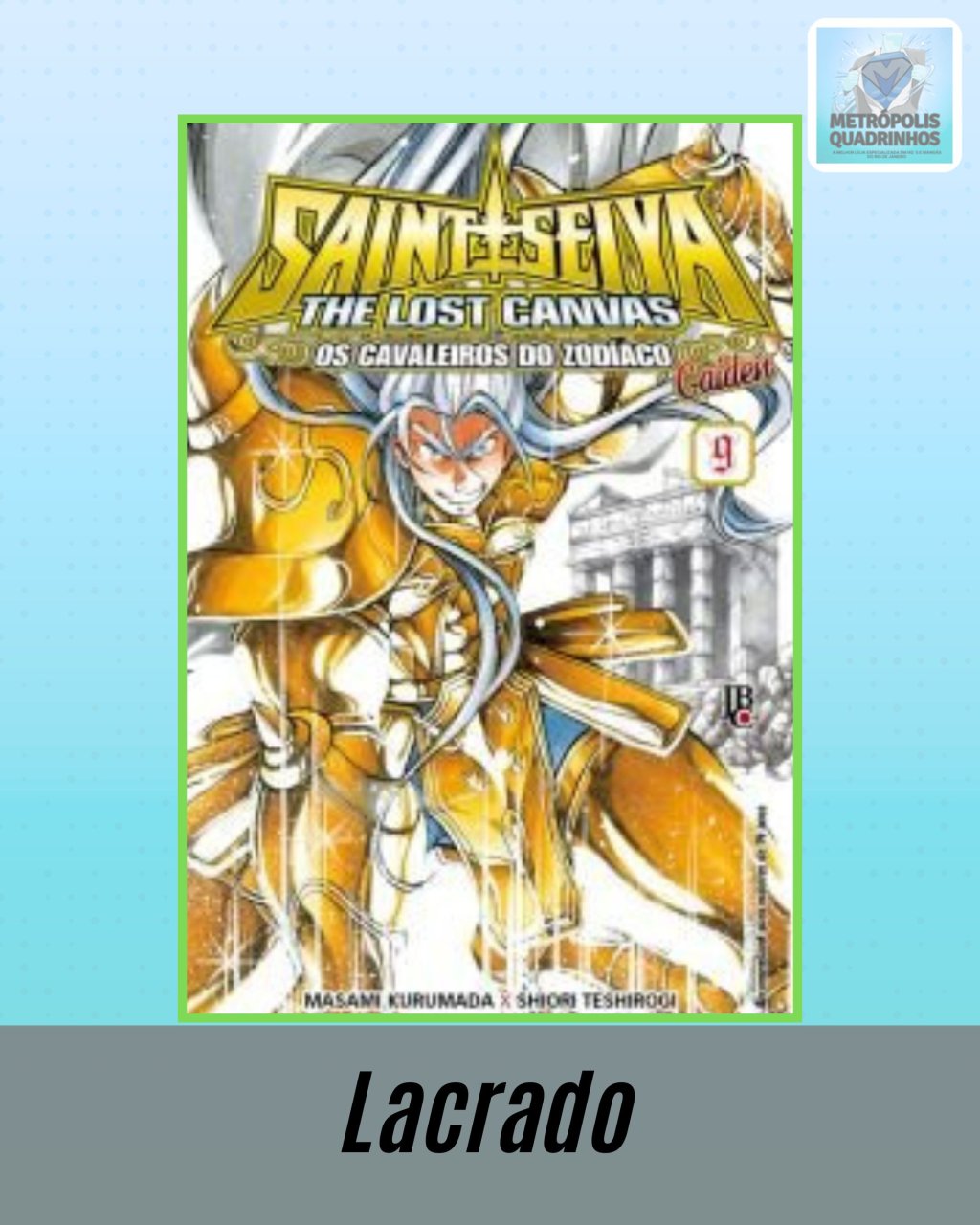Os Cavaleiros do Zodíaco: The Lost Canvas Gaiden Nº 9 ( Masami Kurumada & Shiori Teshirogi ) Editora JBC