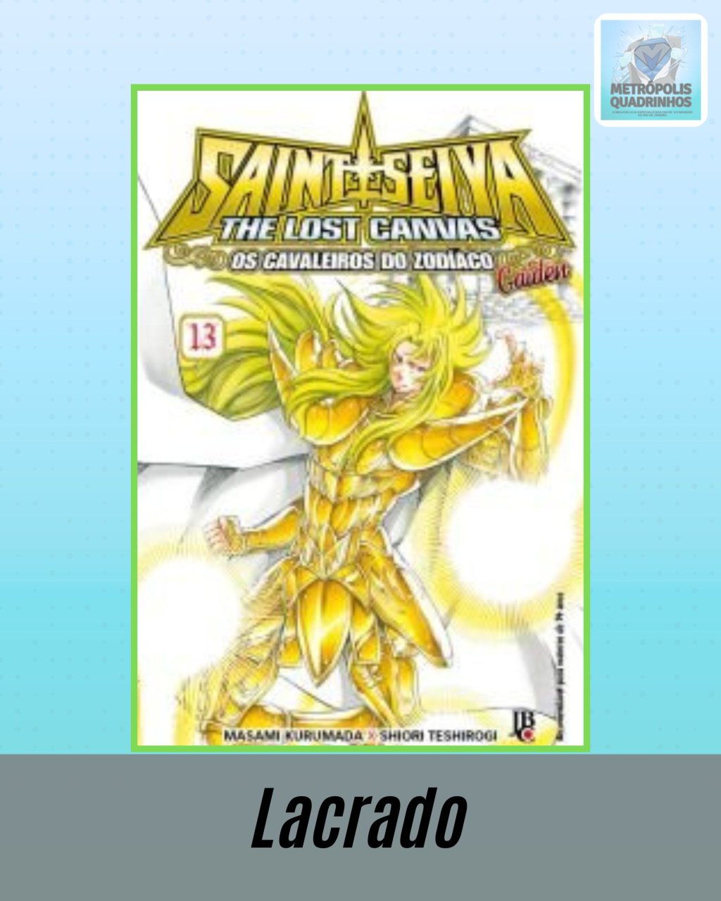 Os Cavaleiros do Zodíaco: The Lost Canvas Gaiden Nº 13 ( Masami Kurumada & Shiori Teshirogi ) Editora JBC