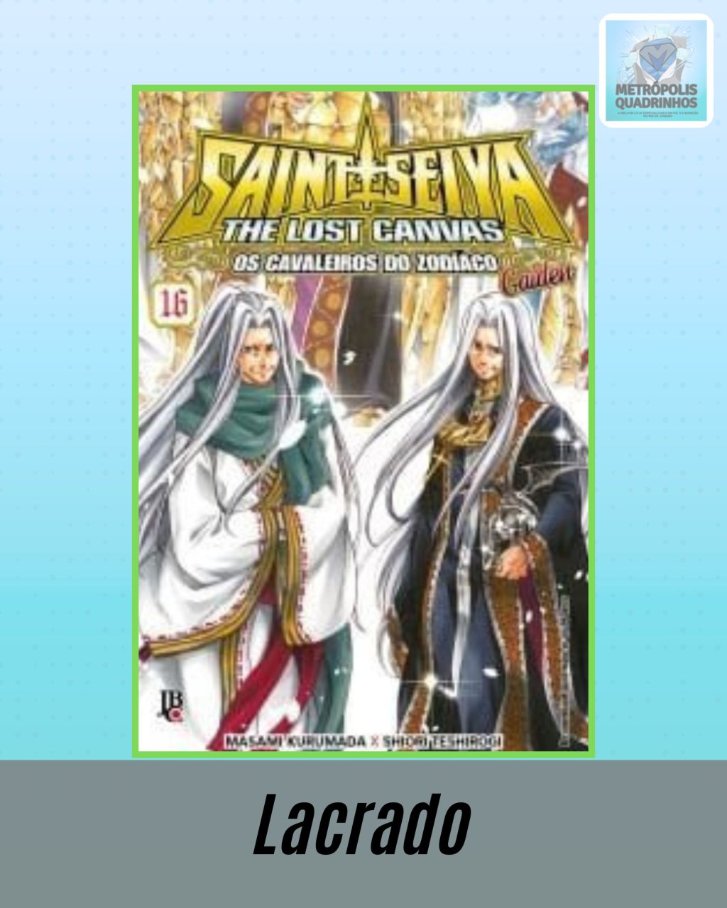 Os Cavaleiros do Zodíaco: The Lost Canvas Gaiden Nº 16 ( Masami Kurumada & Shiori Teshirogi ) - Edição Final - Editora JBC