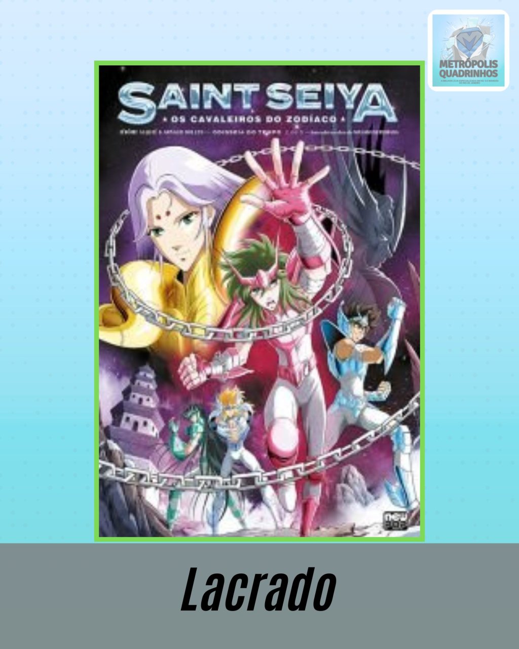 Saint Seiya ( Os Cavaleiros do Zodíaco ): Odisseia do Tempo Volume 2 de 5 ( J. Alquié & A. Dollen ) Editora New Pop