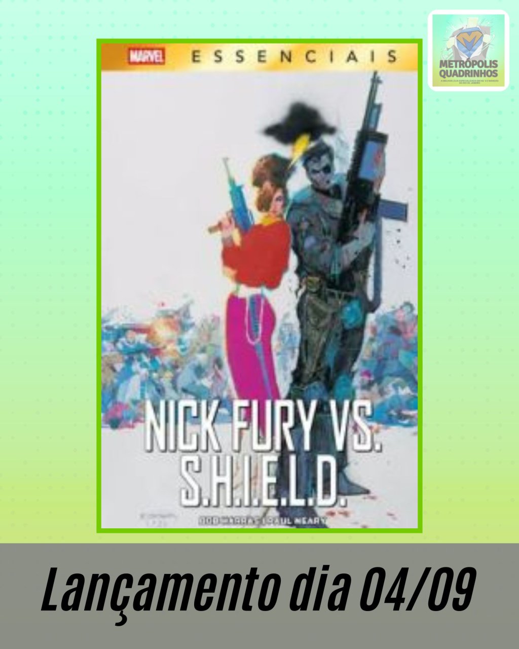 Marvel Essenciais:Nick Fury Vs Shield ( Capa Dura )