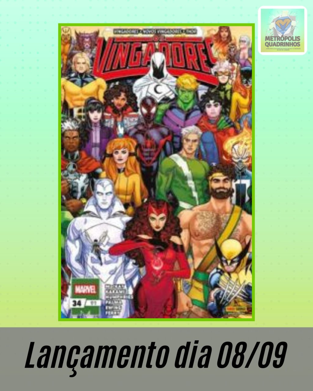 Os Vingadores Nº 34 / 91