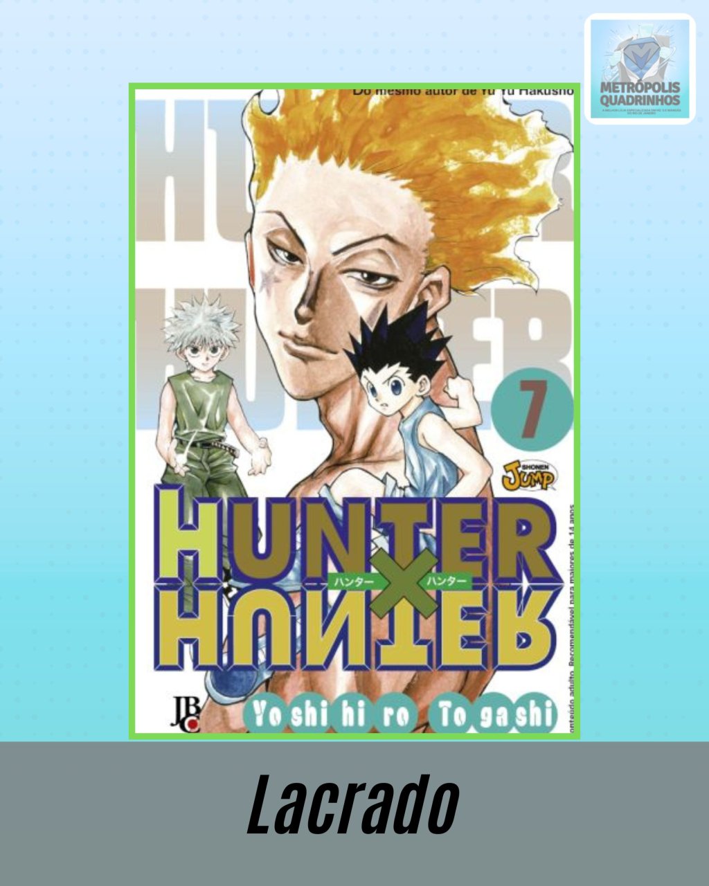Hunter x Hunter Nº 7 ( Yoshihiro Togashi ) Editora JBC