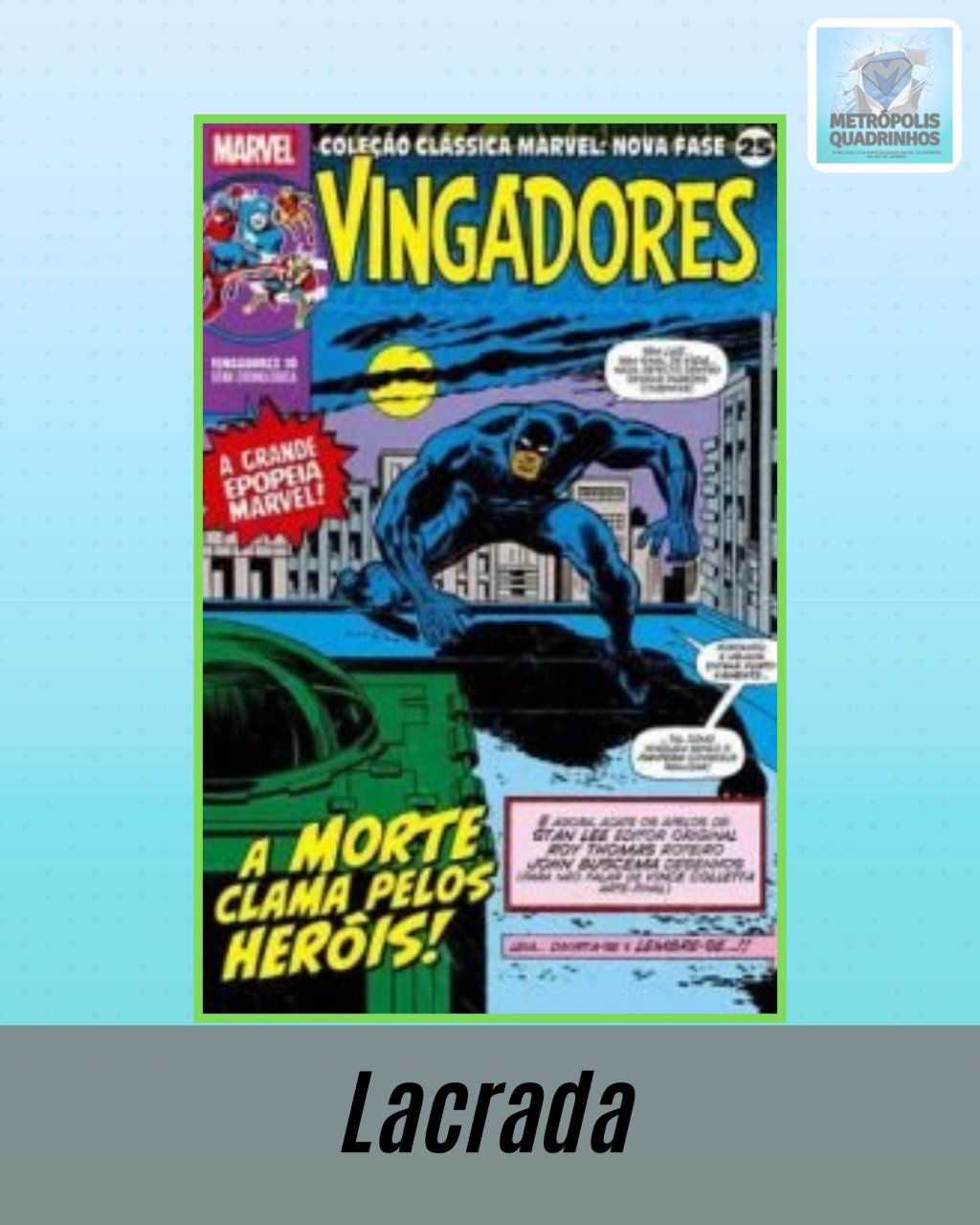 Coleção Clássica Marvel - Nova Fase Volume  25 - Vingadores Nº 10