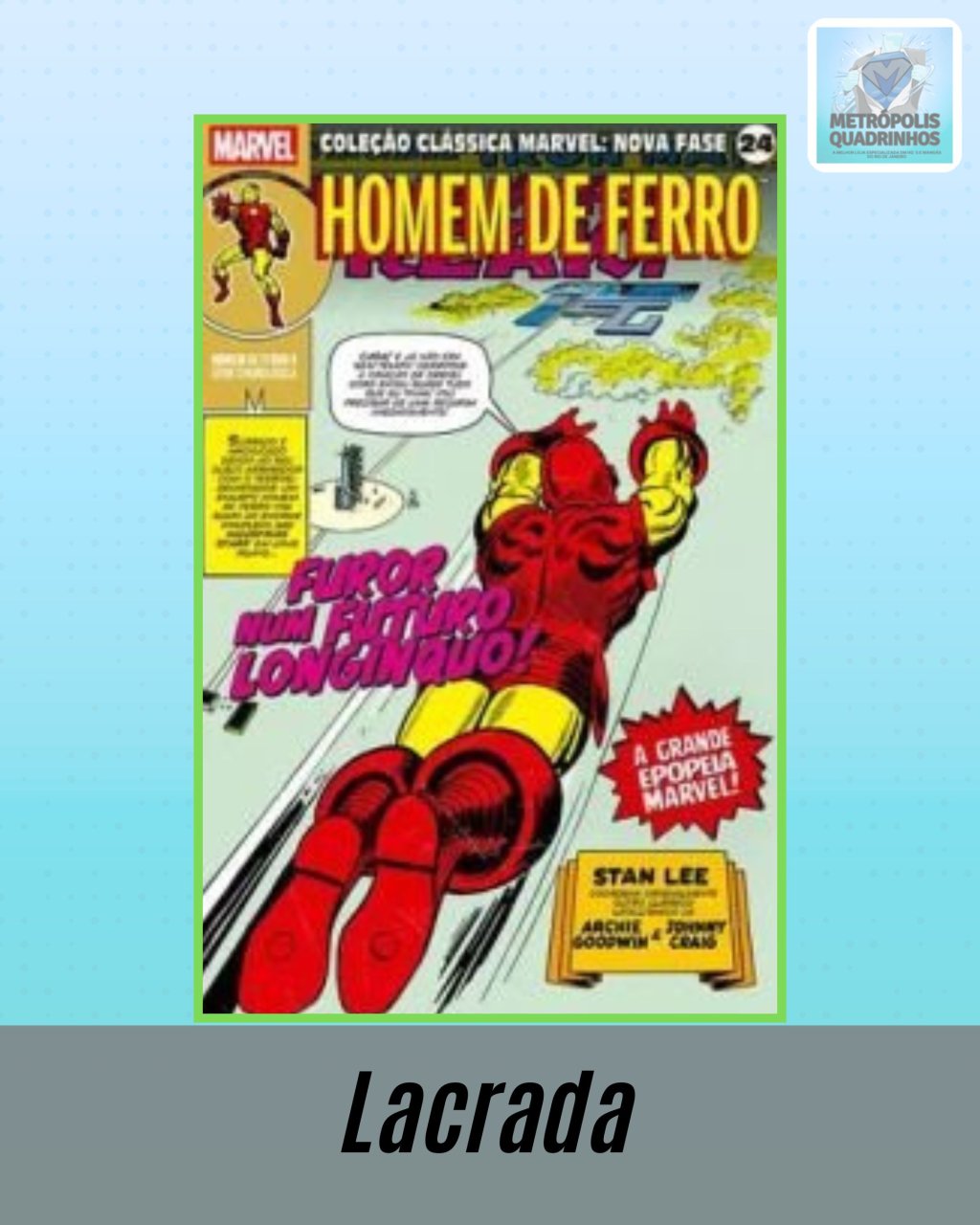 Coleção Clássica Marvel - Nova Fase Volume 24 - Homem de Ferro Nº 9