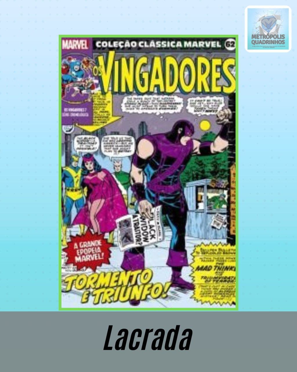 Coleção Clássica Marvel Volume 62 - Vingadoes Nº 7