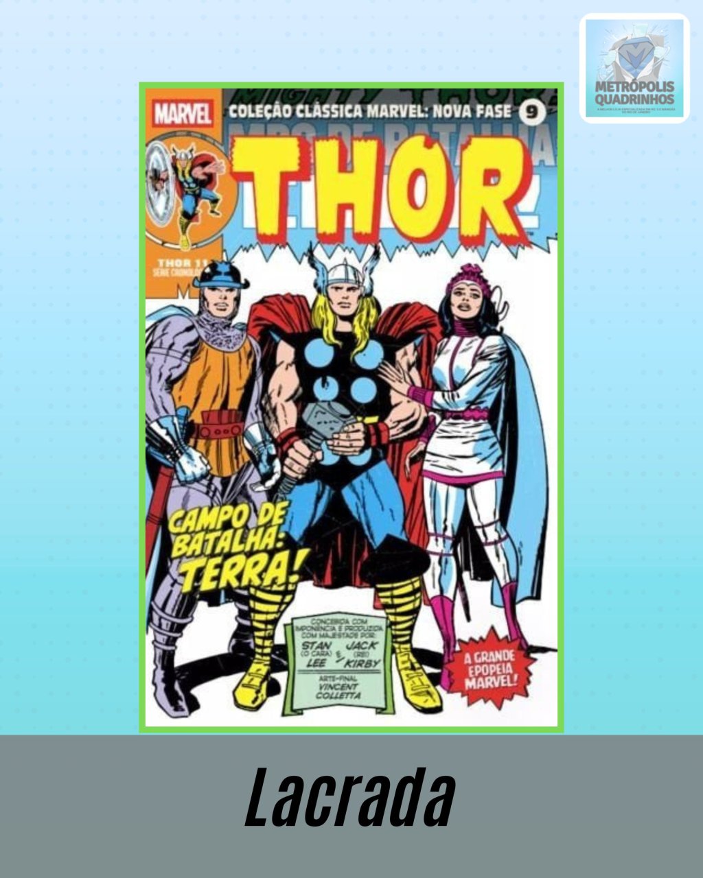 Coleção Clássica Marvel - Nova Fase Volume 9 - Thor 11 - Campo De Batalha: Terra!