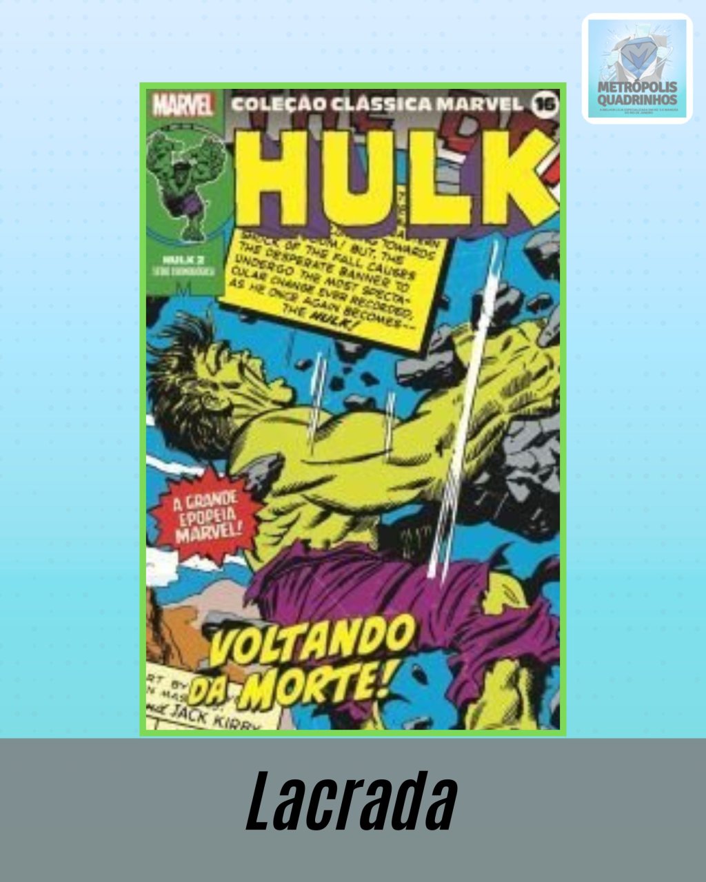 Coleção Clássica Marvel Volume 16 - Hulk Nº 2
