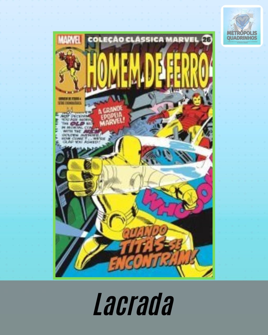 Coleção Clássica Marvel Volume 26 - Homem de Ferro Nº 4