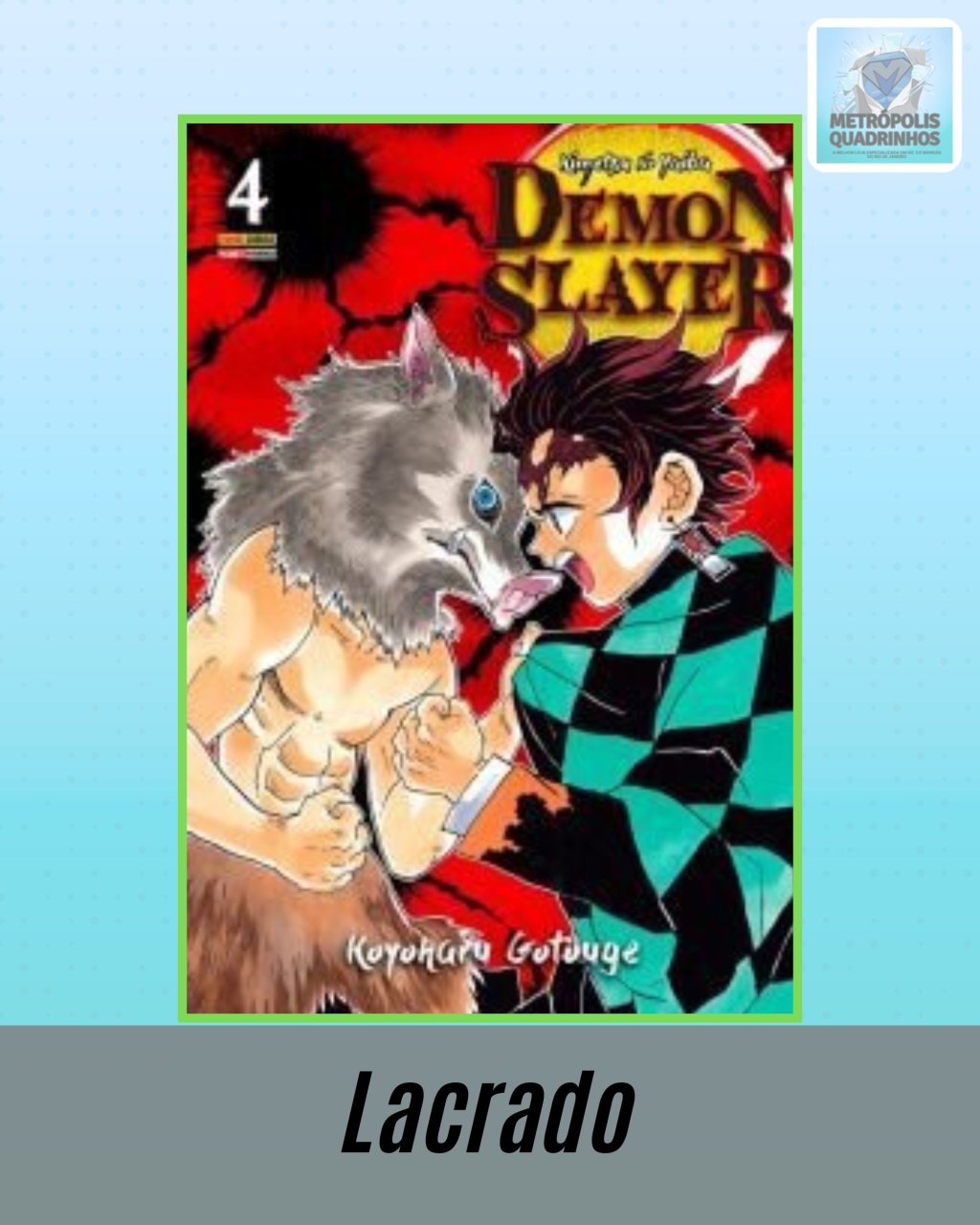 Demon Slayer - Kimetsu No Yaiba Nº 4 ( Koyoharu Gotouge )