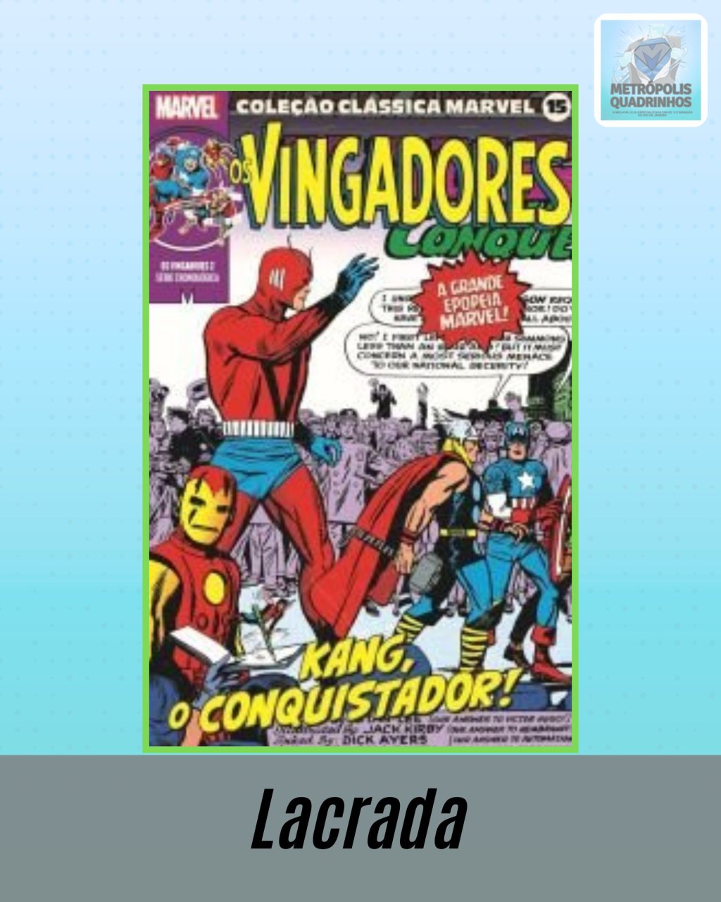 Coleção Clássica Marvel Volume 15 - Vingadores Nº 2