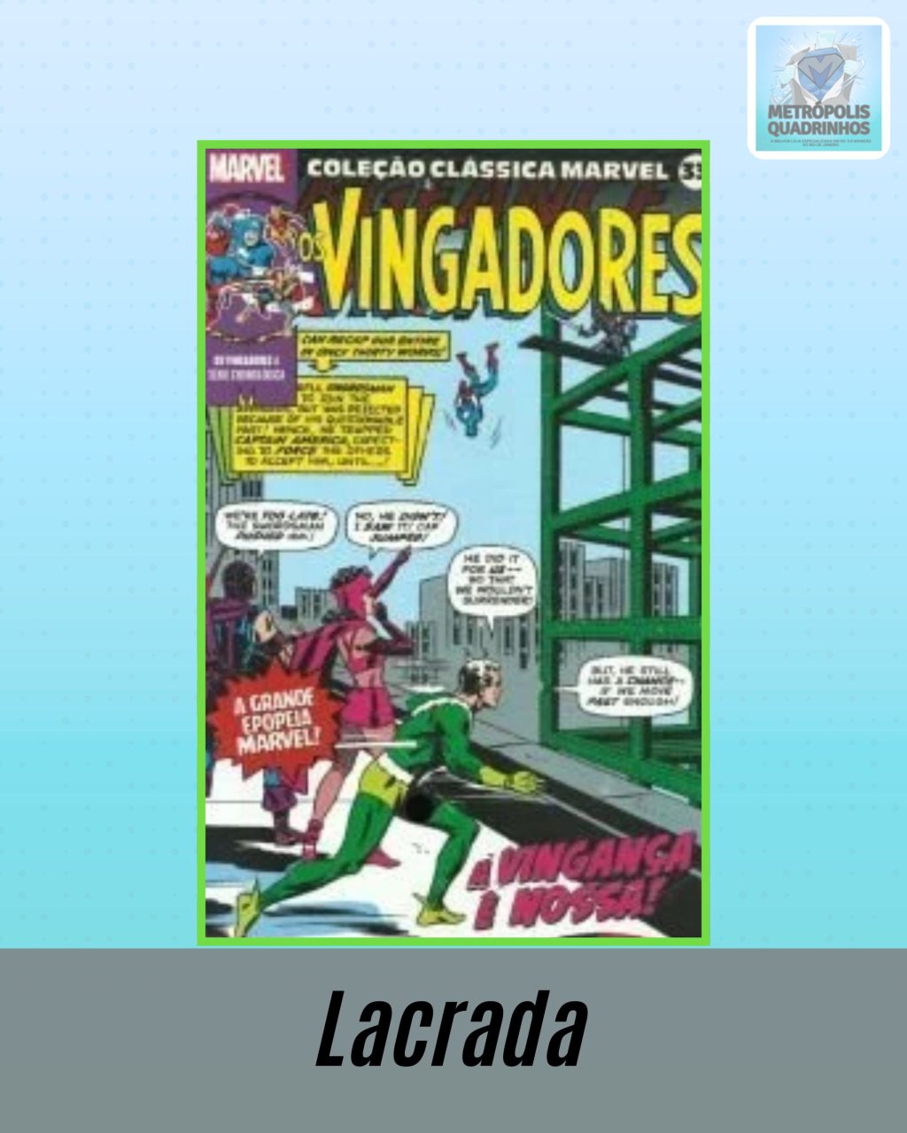 Coleção Clássica Marvel Volume 33 - Os Vingadores Nº 4