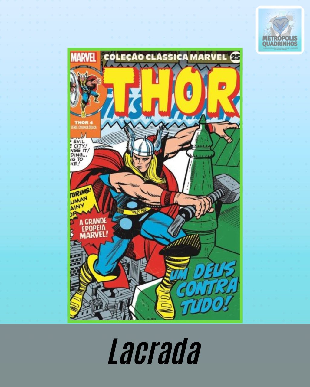 Coleção Clássica Marvel Volume 25 - Thor Nº 4