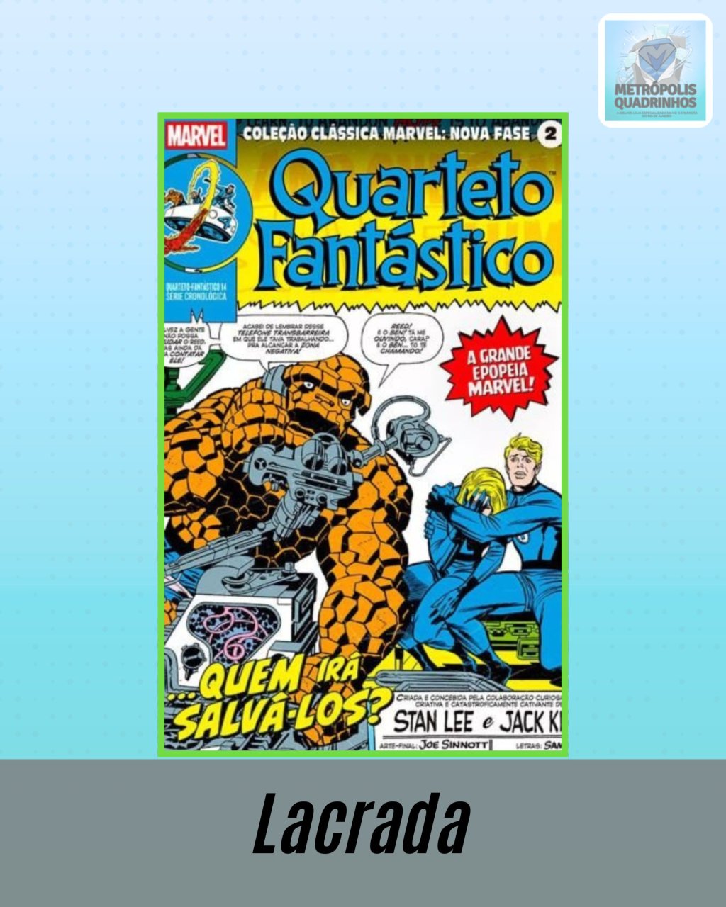 Coleção Clássica Marvel: Nova Fase Volume 2 - Quarteto Fantástico Nº 14