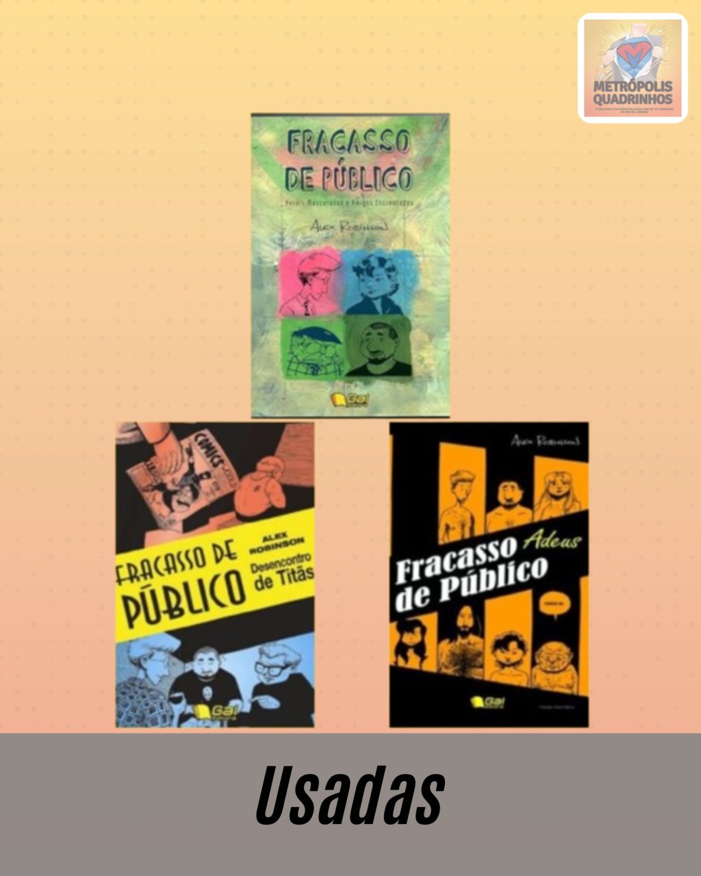 Fracasso de Público Vol. 01 ao Vol. 03 ( Completa )