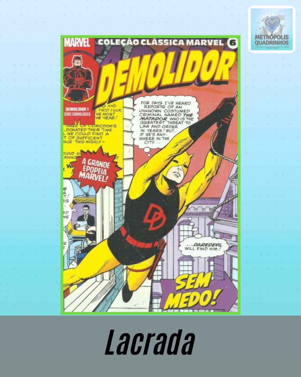 Coleção Clássica Marvel Volume 6 - Demolidor Nº 1