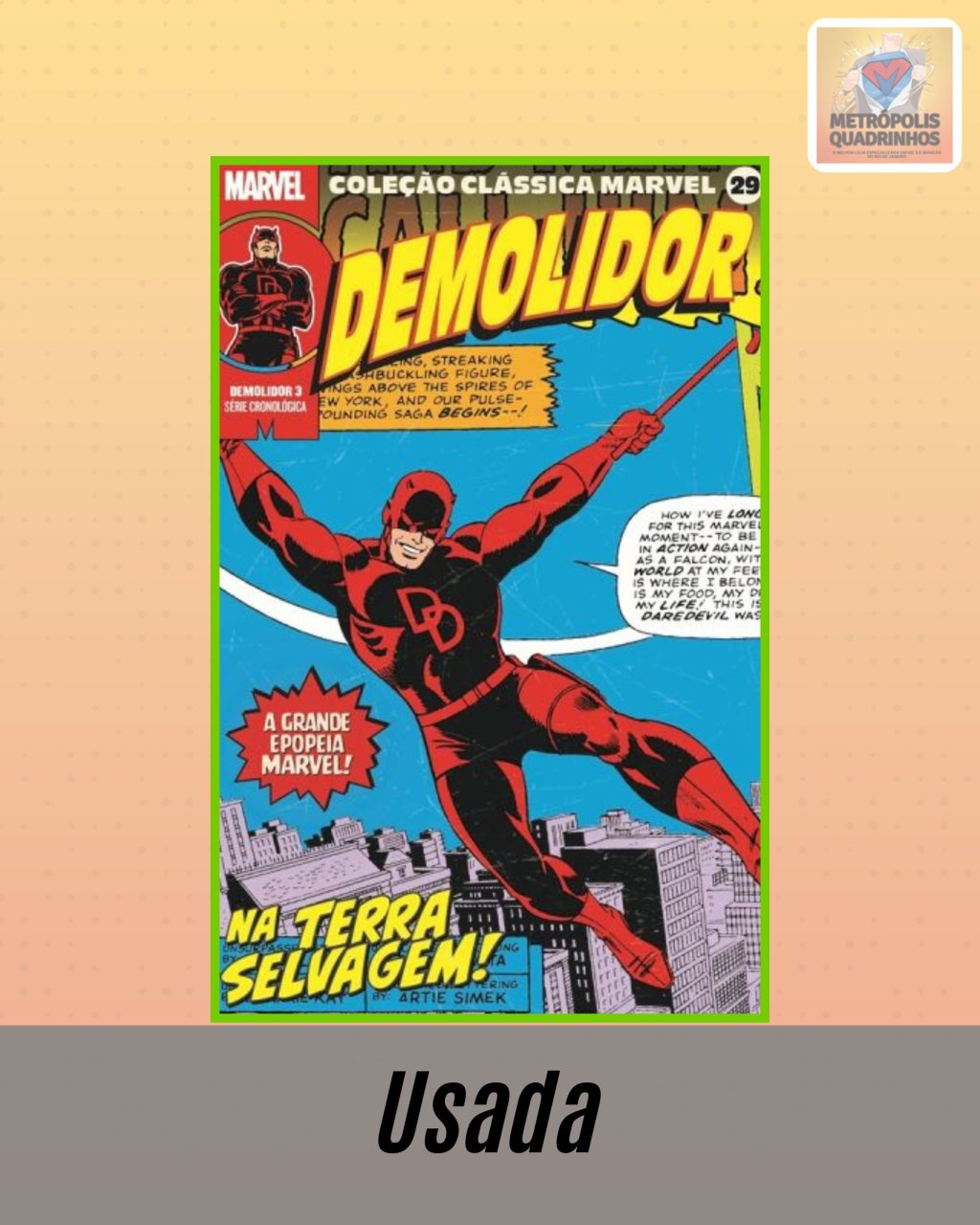 Coleção Clássica Marvel Volume 29 - Demolidor Nº 3
