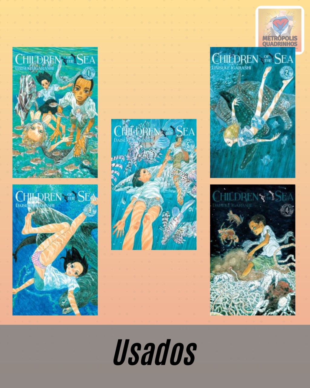 Children of the Sea Volumes 1 ao 5 ( Daisuke Igarashi )