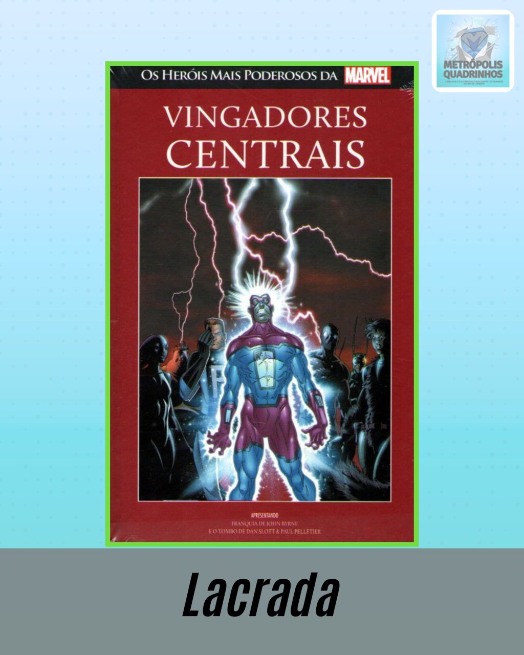 Os Heróis Mais Poderosos da Marvel Volume 77 - Vingadores Centrais ( Capa Dura ) Editora Salvat