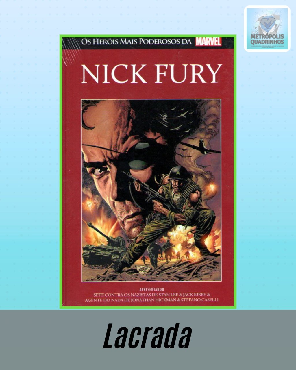 Os Heróis mais Poderosos da Marvel Volume 25 - Nick Fury ( Capa Dura ) Editora Salvat