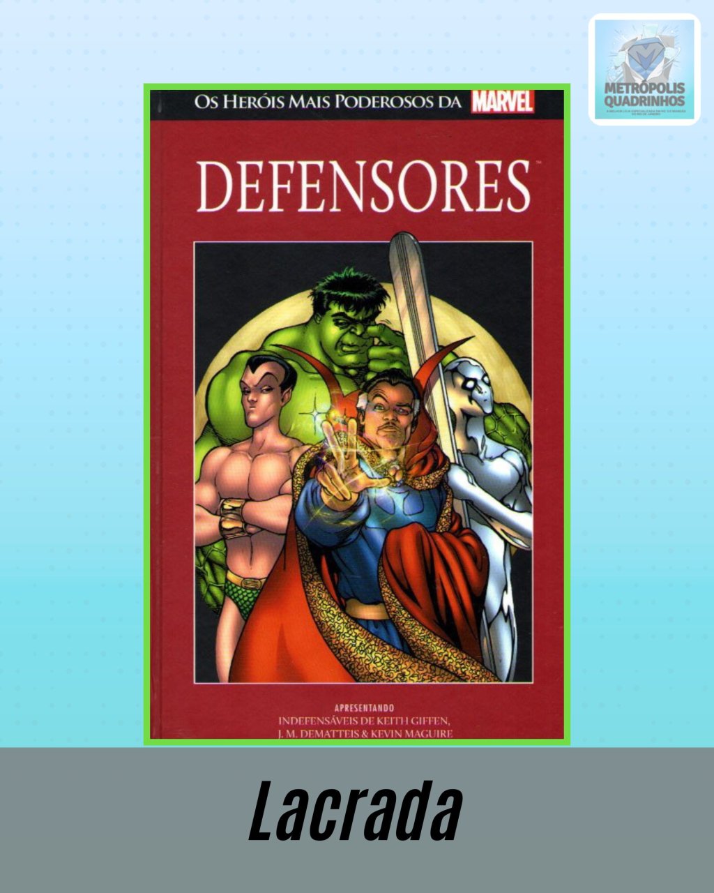 Os Heróis Mais Poderosos da Marvel Volume 23 - Defensores ( Capa Dura ) Editora Salvat