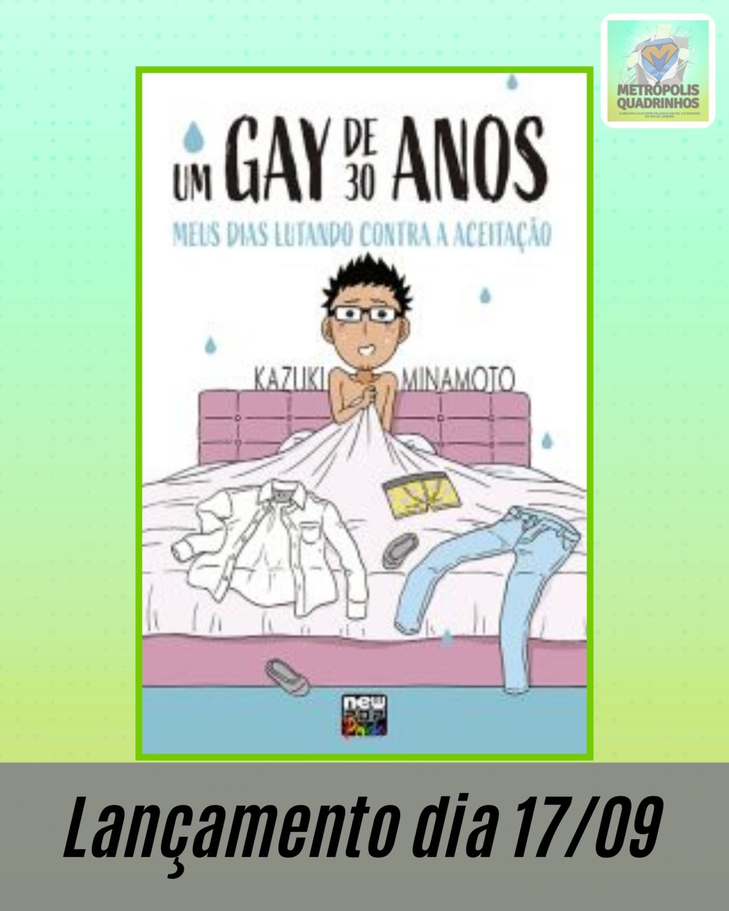 Um Gay de 30 Anos ( Kazuki Minamoto ) Editora New Pop