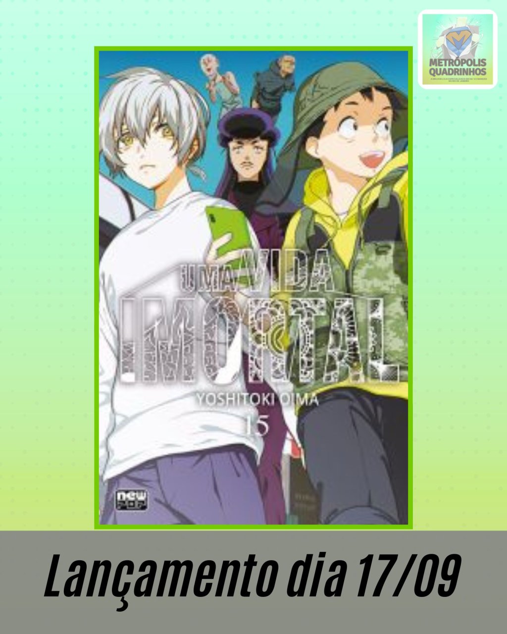 Uma Vida Imortal Nº 15 ( Yoshitoiki Oima ) Editora New Pop