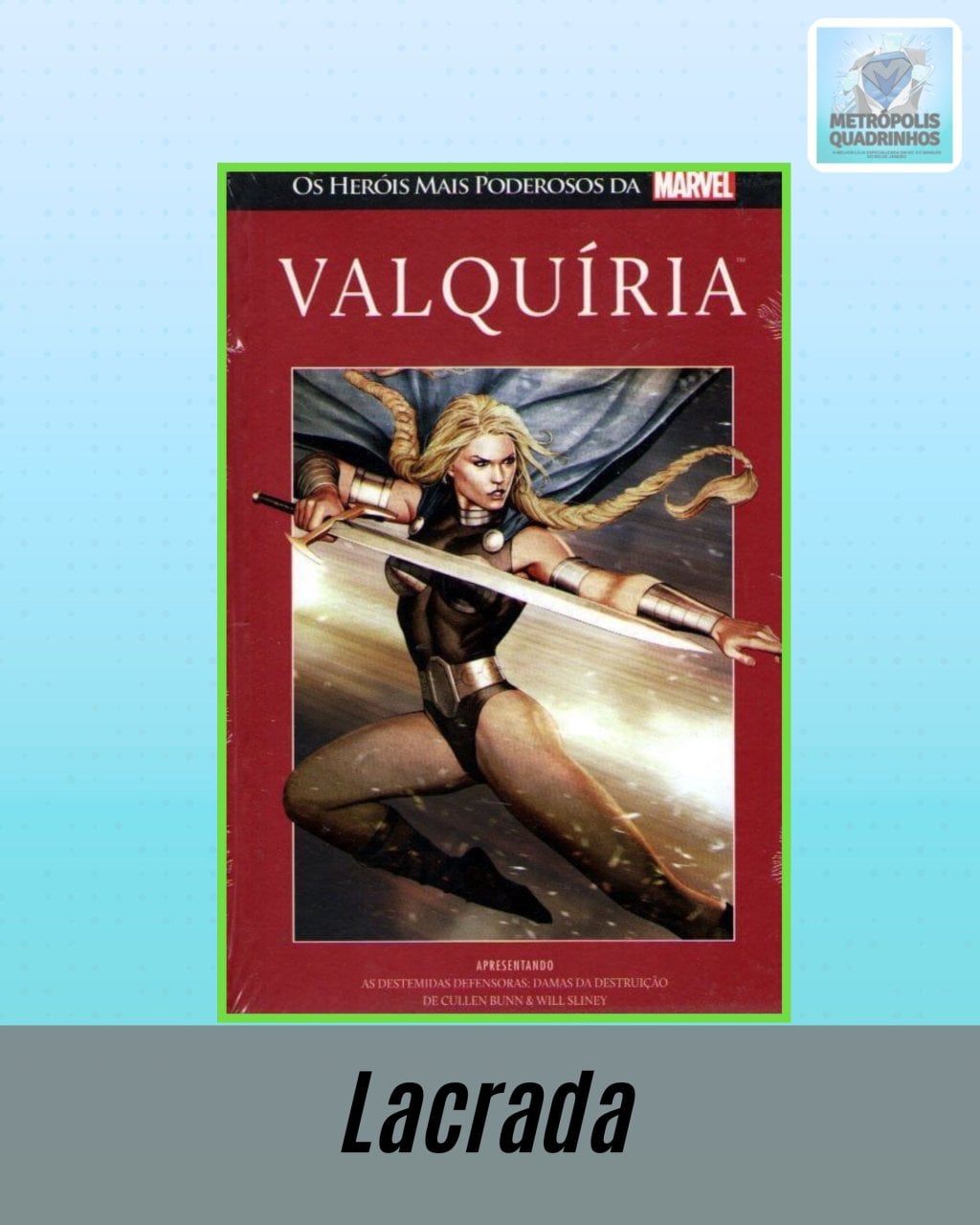 Os Heróis Mais Poderosos da Marvel Volume 21 - Valquíria ( Capa Dura ) Editora Salvat