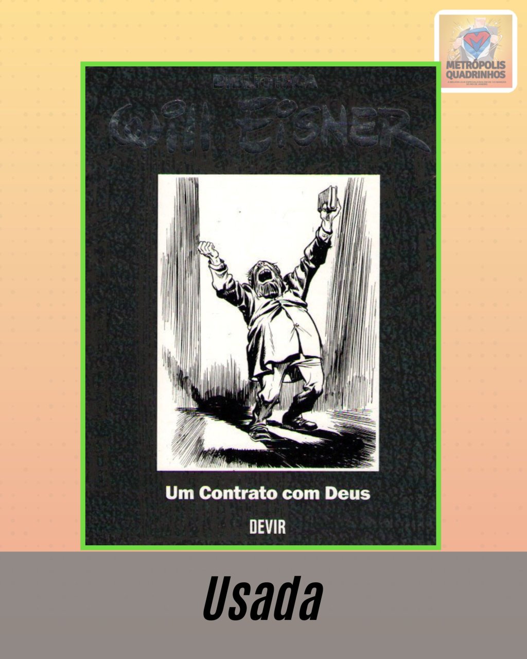 Biblioteca Will Eisner - Um Contrato com Deus ( Capa Dura ) Editora Devir