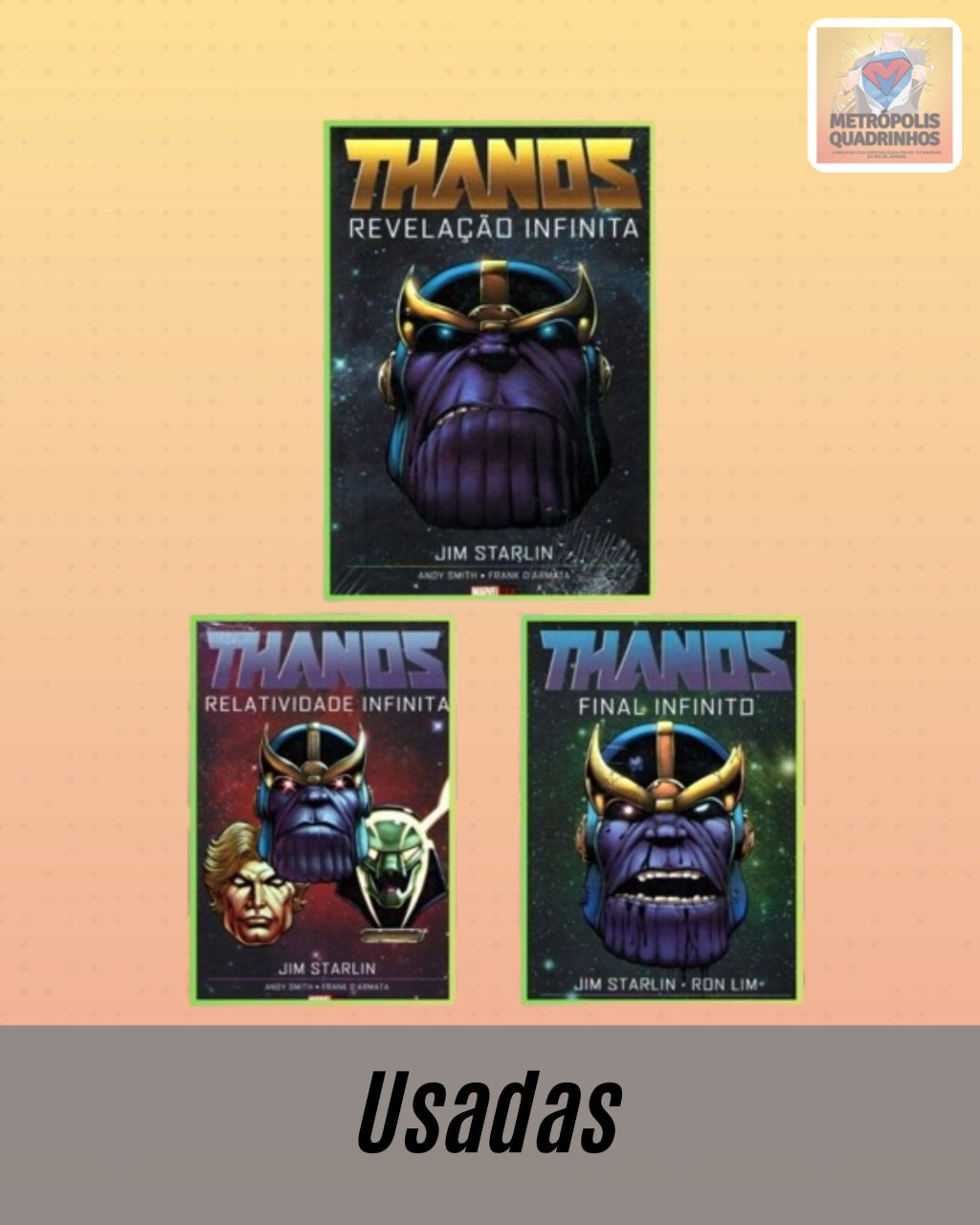 Thanos: Revelação Infinita, Relatividade Infinita & Final Infinito ( Capa Dura )