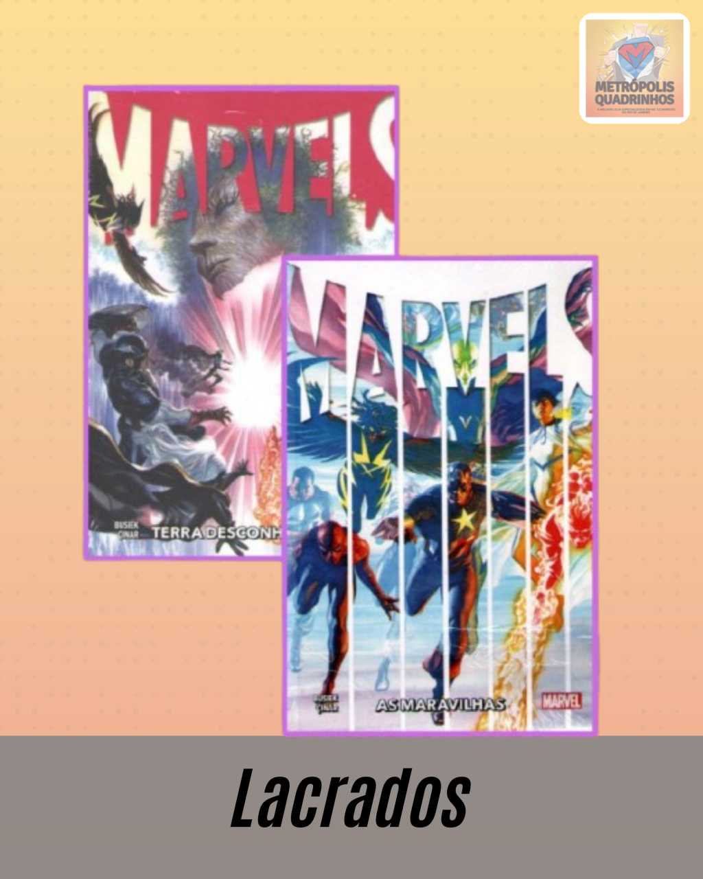 Marvels Volumes 1 e 2 ( Capa Dura ) Completa