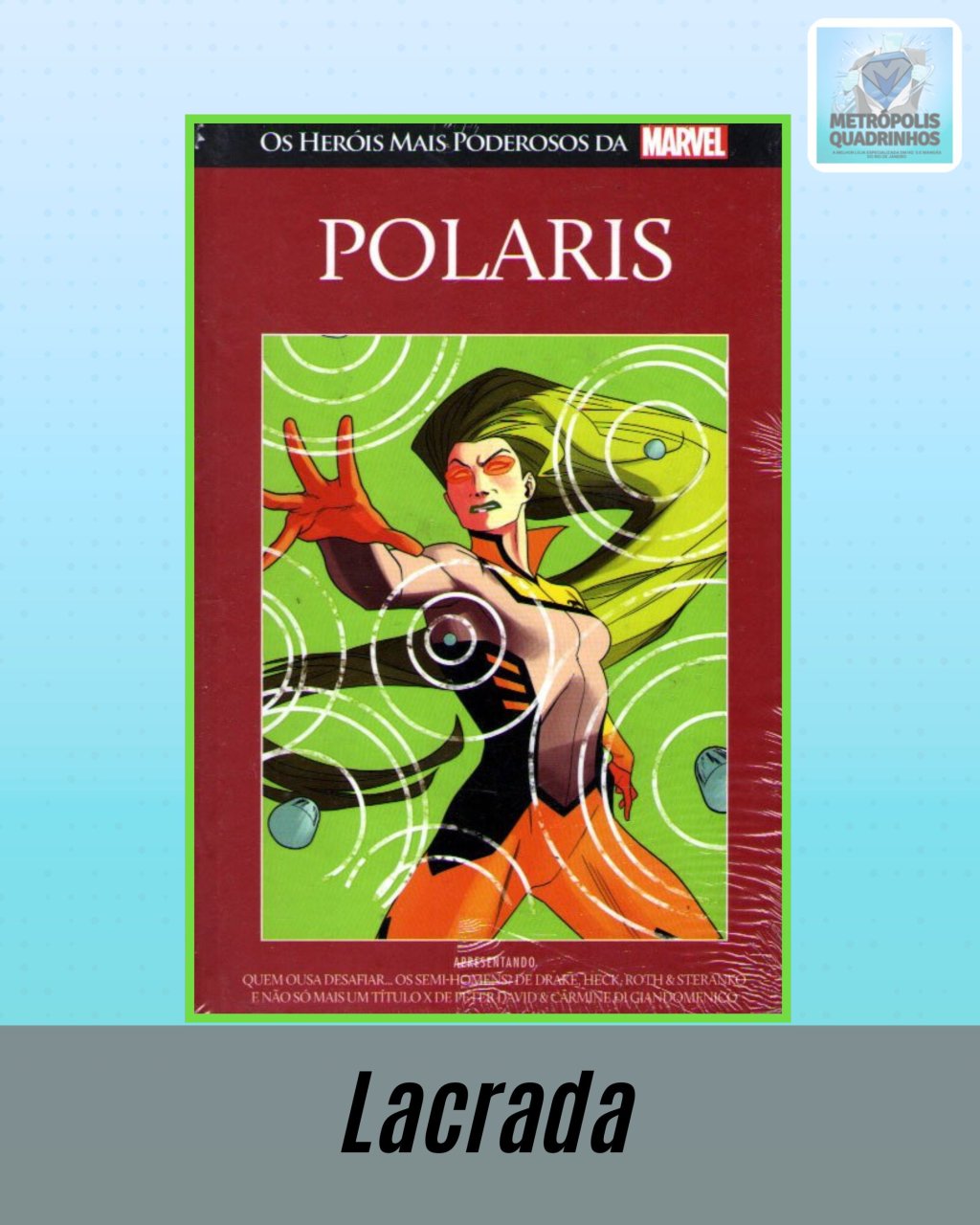 Os Heróis mais Poderosos da Marvel Volume 43 - Polaris ( Capa Dura ) Editora Salvat