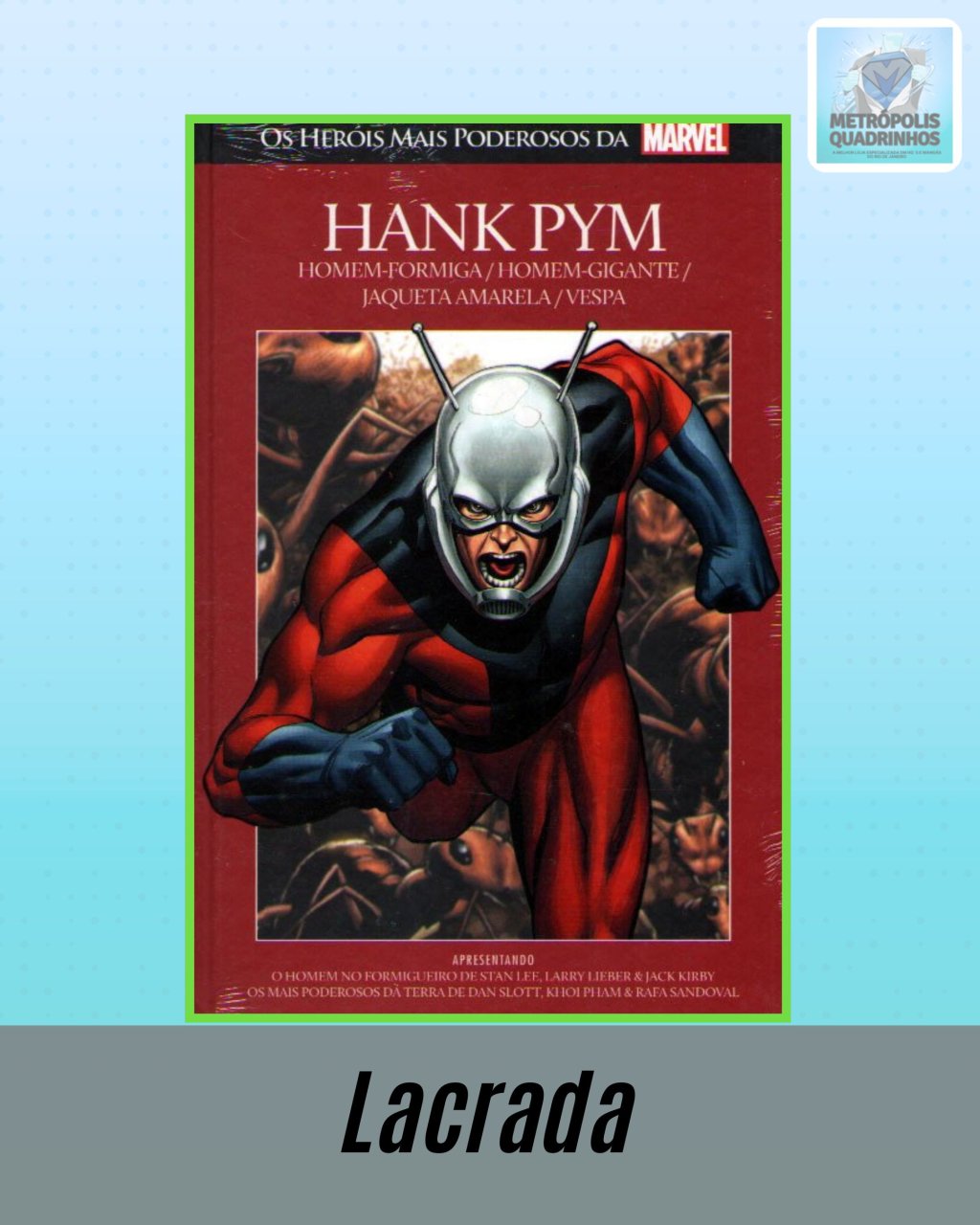 Os Heróis mais Poderosos da Marvel Volume 45 - Hank Pym ( Capa Dura ) Editora Salvat
