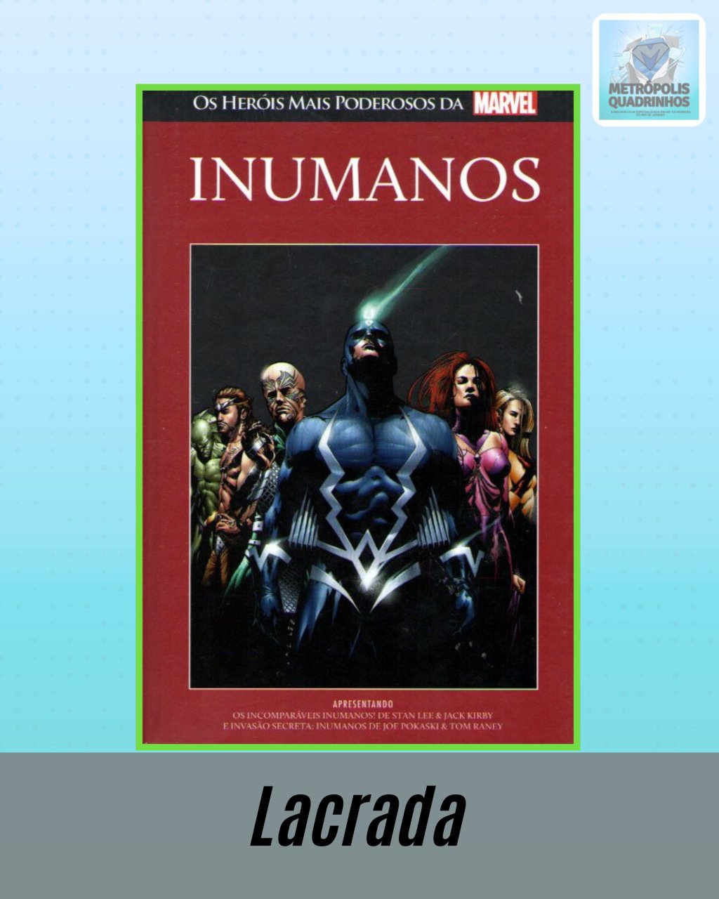 Os Heróis Mais Poderosos da Marvel Volume 39 - Inumanos ( Capa Dura ) Editora Salvat