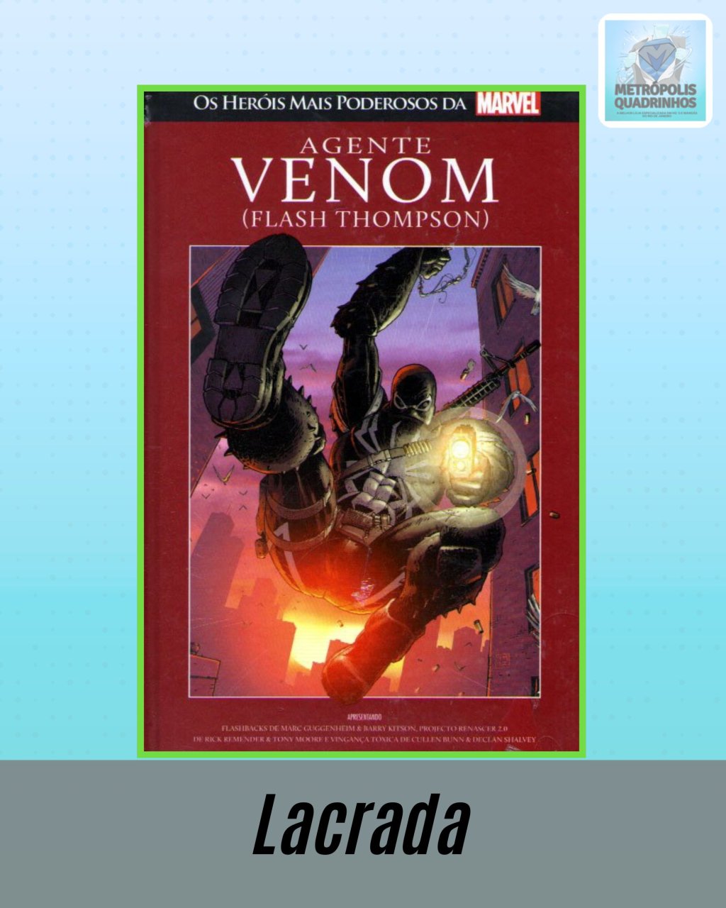 Os Heróis Mais Poderosos da Marvel Volume 86 - Agente Venom ( Capa Dura ) Editora Salvat