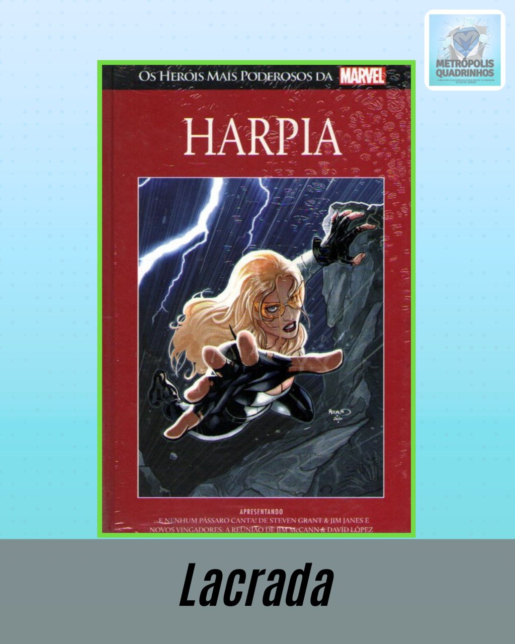 Os Heróis Mais Poderosos da Marvel Volume 28 - Hárpia ( Capa Dura ) Editora Salvat