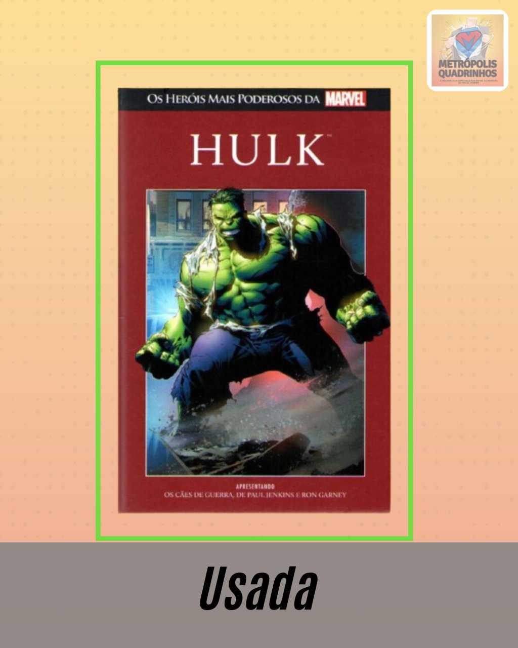 Os Heróis Mais Poderosos da Marvel Volume 4 - Hulk ( Capa Dura ) Editora Salvat